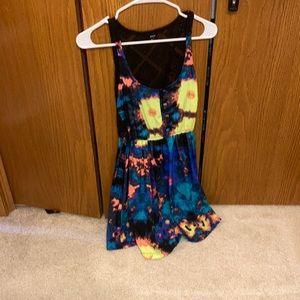 Hurley tie-dye print dress